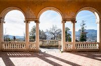 Verlassene Villa mit schöner Aussicht.