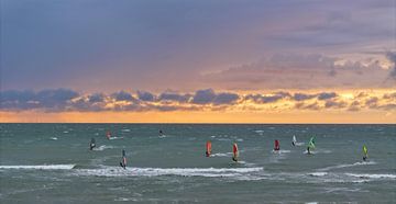 Windsurfers in Domburg van Romina Spiess