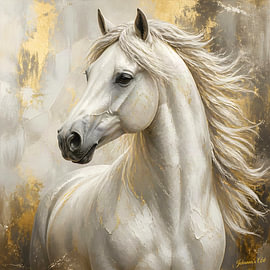 Auric Majesty - Wild Mustang 3 by Johannas Art Creations