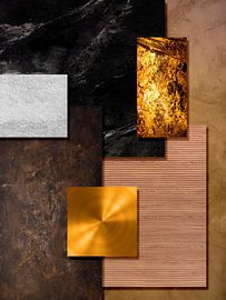 Zeitgenössische Abstrakte Geometrische Kunst von Online Arts