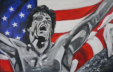 Rocky-Balboa-Gemälde von Marielistic-Art