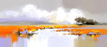 Field of flowers by Art Whims