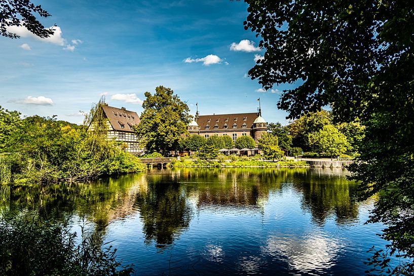 Idyllic moated castle Wittringen in Gladbeck by Dieter Walther