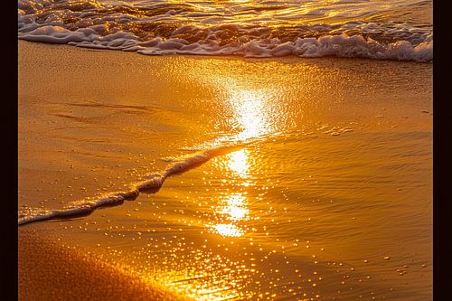 Blick auf Meer und Strand