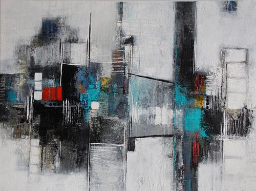 Composition on light gray