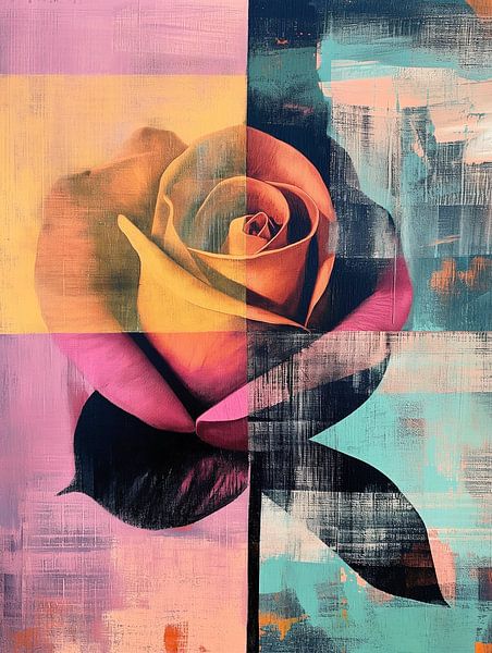 Abrégé de rose par PixelMint.