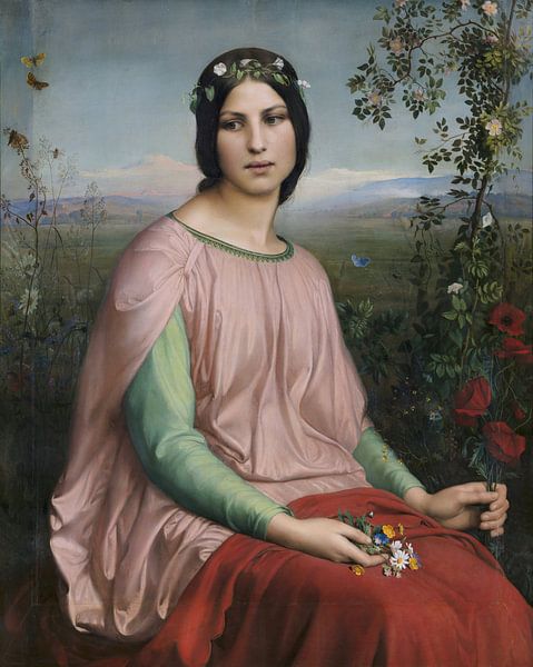 Flower of the Fields, Louis Janmot by Masterful Masters