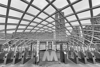 The metro in The Hague