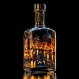 Venedig in einer Glasflasche