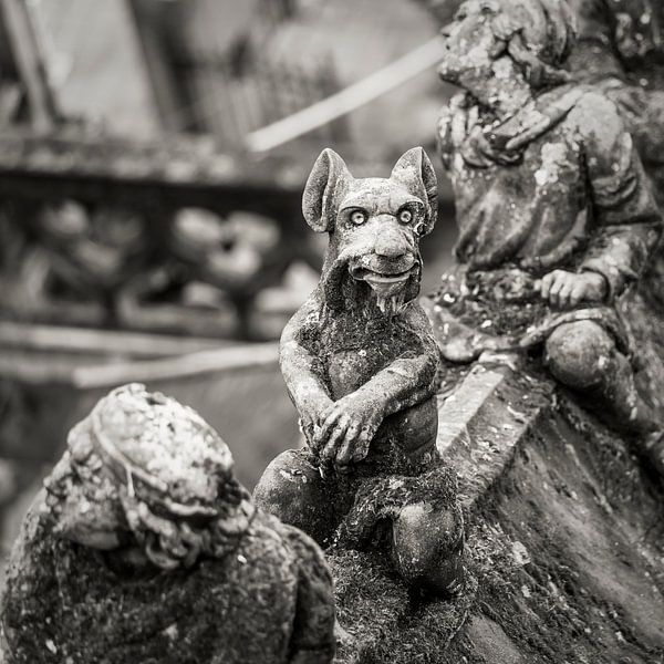 Die Luftbogenstatuen oder -tüllen der St. Johannes-Kathedrale in 's-Hertogenbosch, von Marcel Bakker