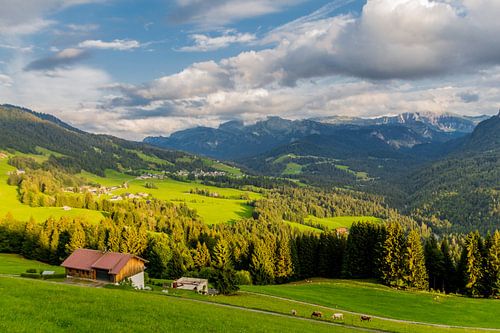 Prachtig alpenpanorama in Vorarlberg