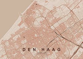 Map of The Hague by Stef van Campen