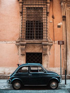 Italian car in beautiful Rome by Dayenne van Peperstraten