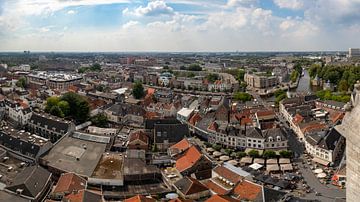 Panoramisch uitzicht vanaf de Grote Kerk te Breda