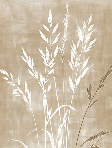 Peinture végétale | Champs sereins