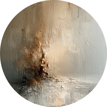 Modern abstract in aardetinten van Studio Allee