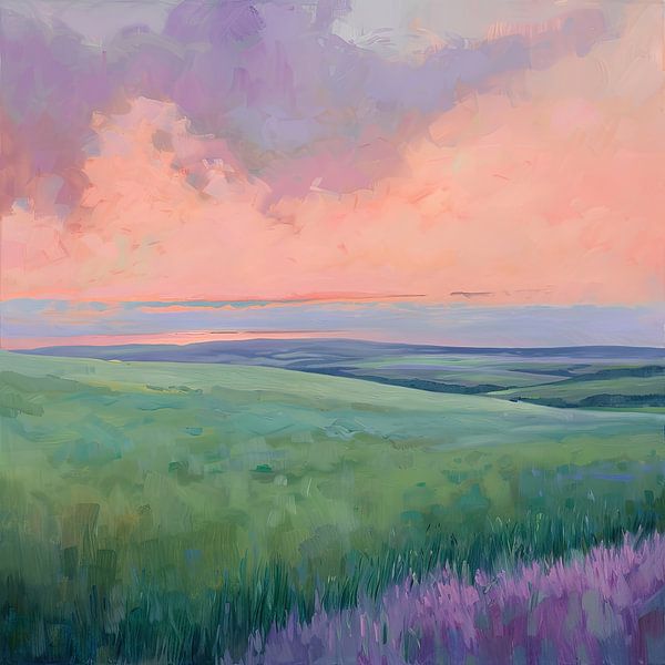 Meadow Landscape by Poster Art Shop