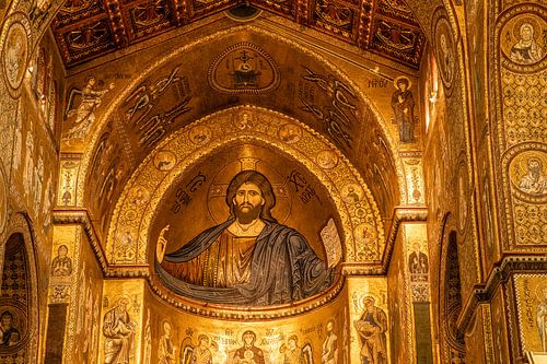 christus pantocrator in dom van Monreale