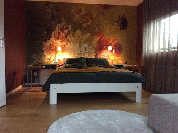 Customer photo: Still life with flowers in a vase, Georgius Jacobus Johannes van Os, as wallpaper