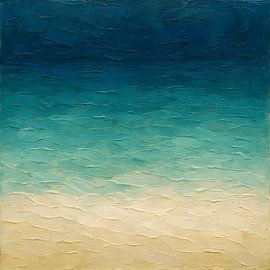 Turquoise watercolour by FoXo Art