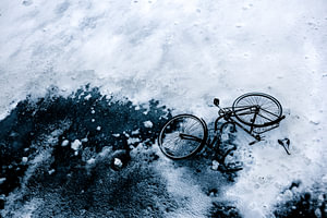 Winterrad in Helsinki
