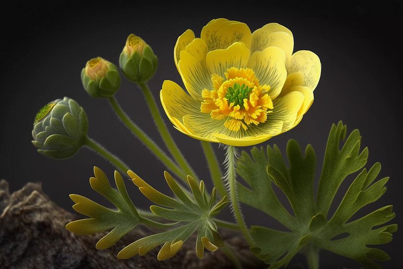 Fleur d'or par Vythryd Arts