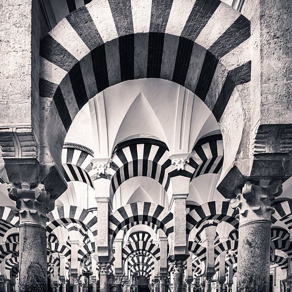 La Mezquita en noir et blanc par Henk Meijer Photography