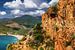 Panorama Küstenlandschaft der Insel Korsika. von Voss Fine Art Fotografie
