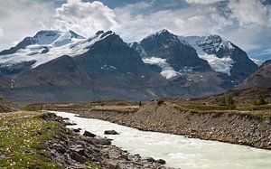 Bergpanorama, Jasper National Park, Rocky Mountains, Alberta, Kanada