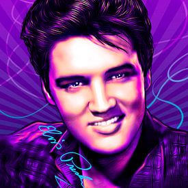 Elvis Presley Pop Art kunstwerk van Martin Melis