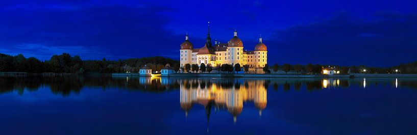 Le château de Moritzburg à l'heure bleue par Frank Herrmann