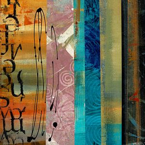 Streifen - Dezember Collage Serie #3