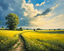 Dutch landscape expressionism by The Photo Artist