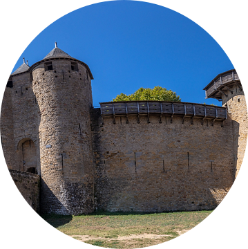 Kasteel Comtal in de oude stad Carcassonne in Frankrijk