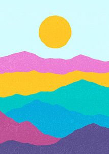 Collines de couleur