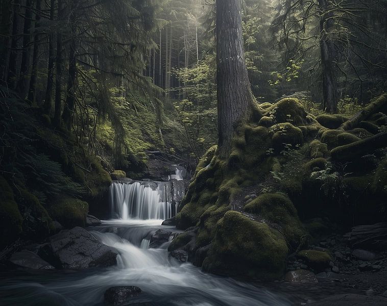 Geheimnisvolle Schattenwelt von fernlichtsicht