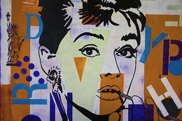 Audrey Hepburn "Freiheit" von Kathleen Artist Fine Art