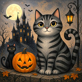 Midnight Cats by Jutta Maria Pusl
