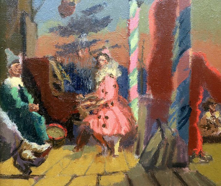 Walter Sickert, ik pierrot in Brighton - 1915 van Atelier Liesjes