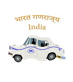 Ambassador Taxi in Indien von Grüntyers .
