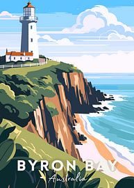Byron Bay Lighthouse Australia by Art Kingdom