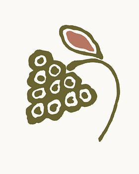 Organische Formen mit verspielten botanischen Linien