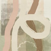 Minimalistisch abstract in rustige tinten