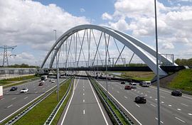 Sandhog-Brücke über die A1 von Richard Wareham