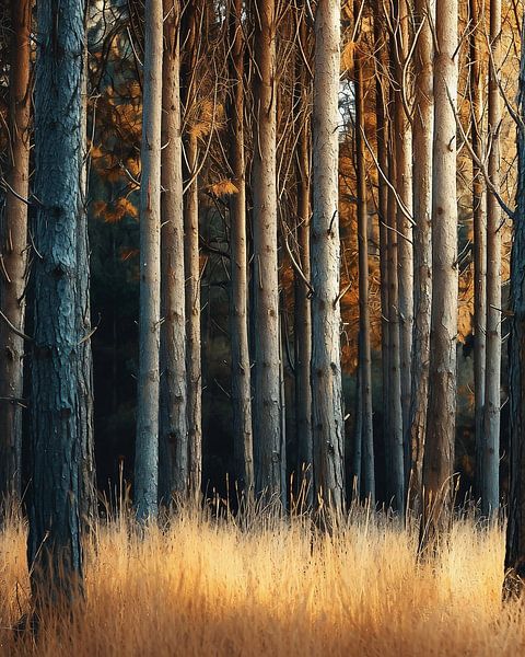 Spaziergang im Wald von fernlichtsicht