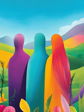 The Three Graces by Franka Poulain