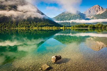 Morning at Heiterwanger Lake by Martin Wasilewski