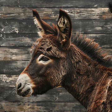 Portrait of a donkey by ARTemberaubend