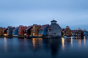 Der Hafen von Reitdiep zur blauen Stunde! von Robert Kok
