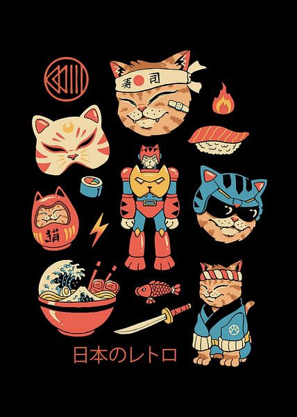 Japanische Kunst von XIAO AHKI